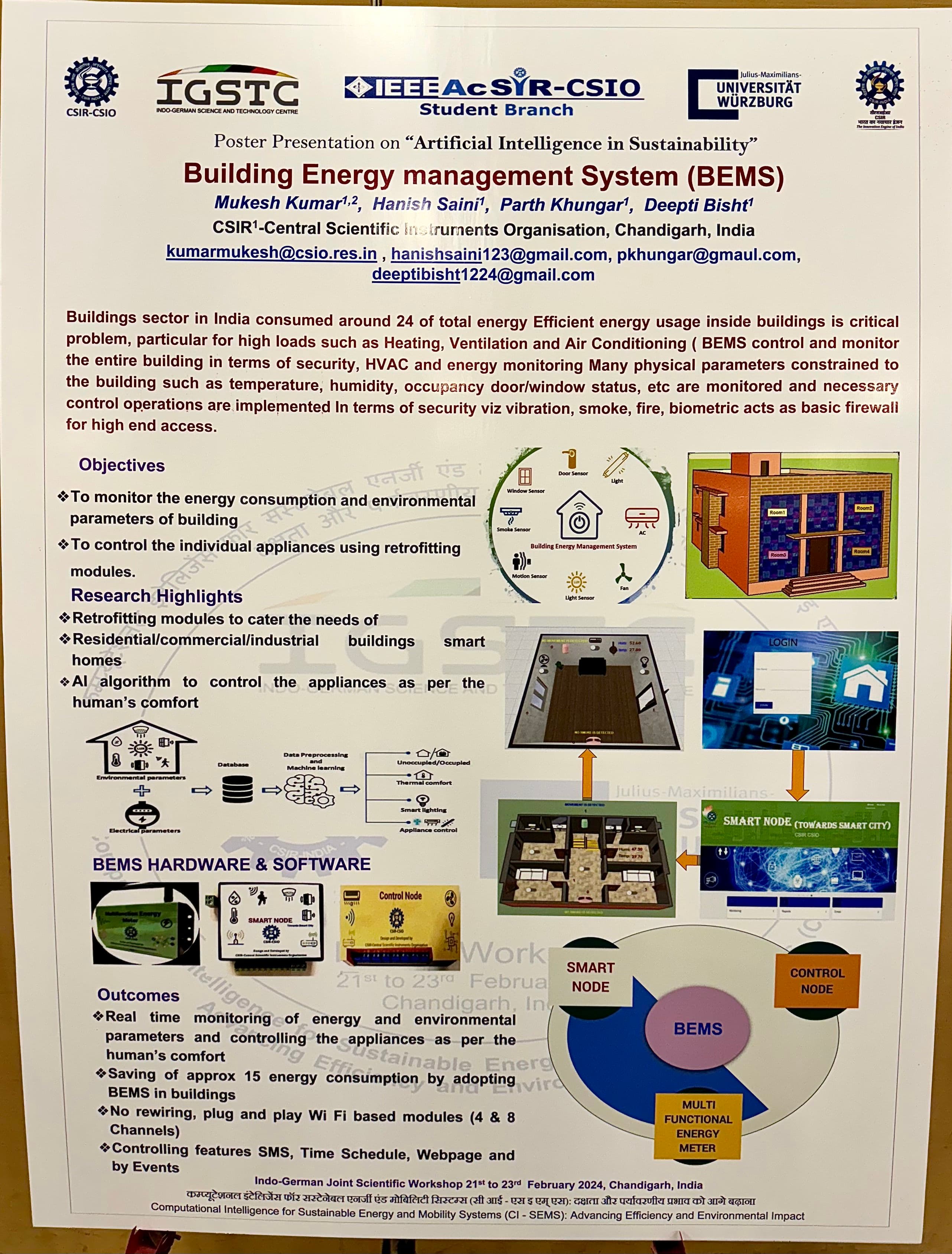 Building Energy Management System poster